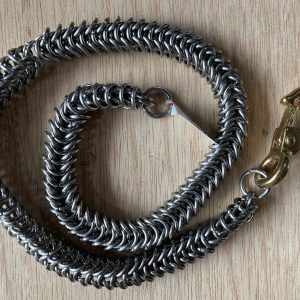 Chainmaille stainless steel split wallet chain